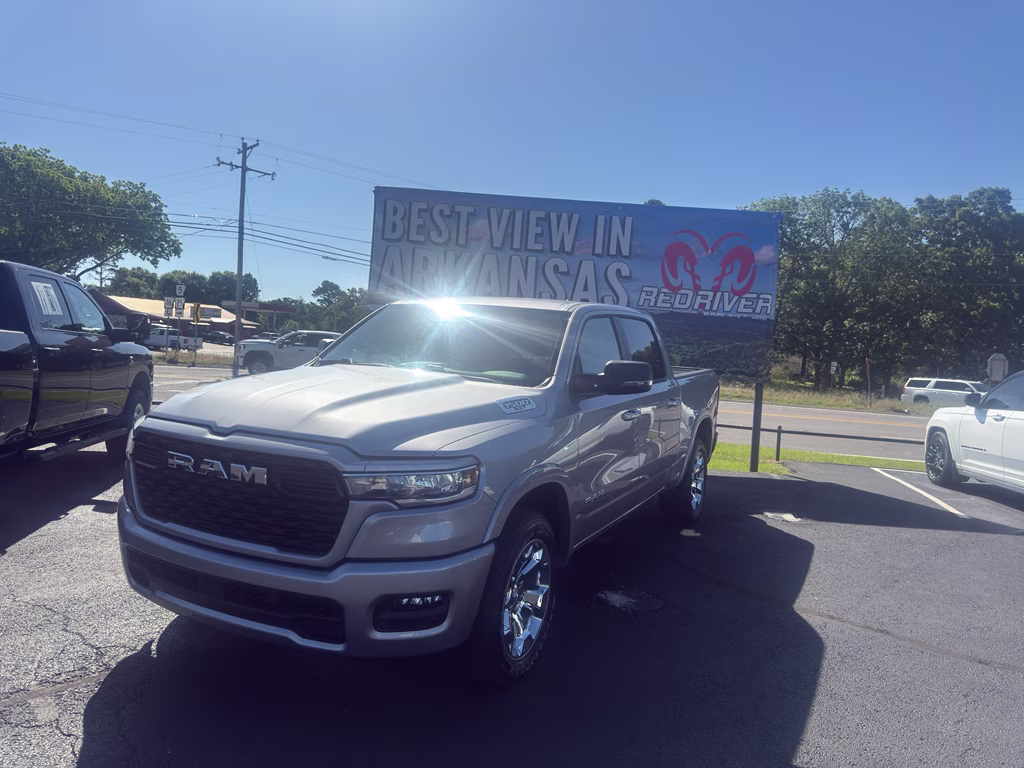 2025 Billet Silver Metallic Clearcoat Ram 1500 Big Horn 4X4 Truck