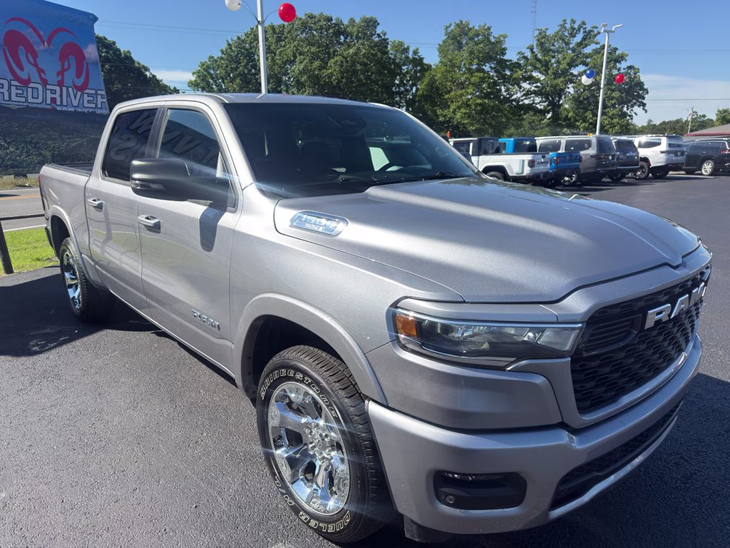 2025 Billet Silver Metallic Clearcoat Ram 1500 Big Horn 4X4 Truck