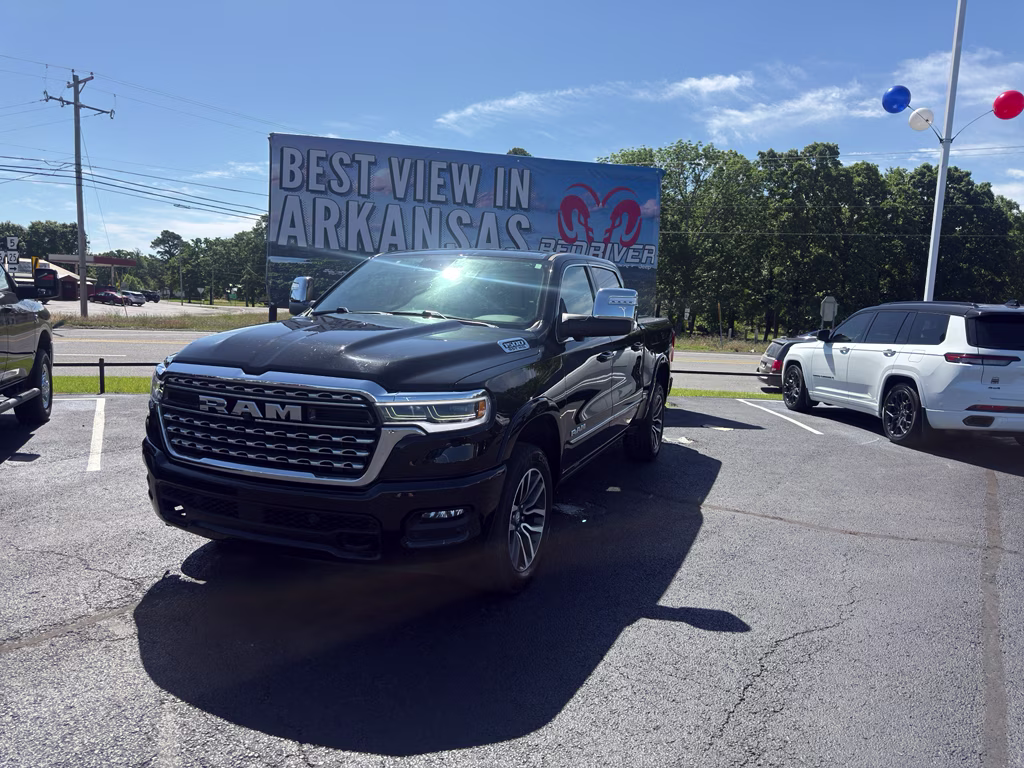 2025 Diamond Black Crystal Pearlcoat Ram 1500 Limited 4X4 Truck