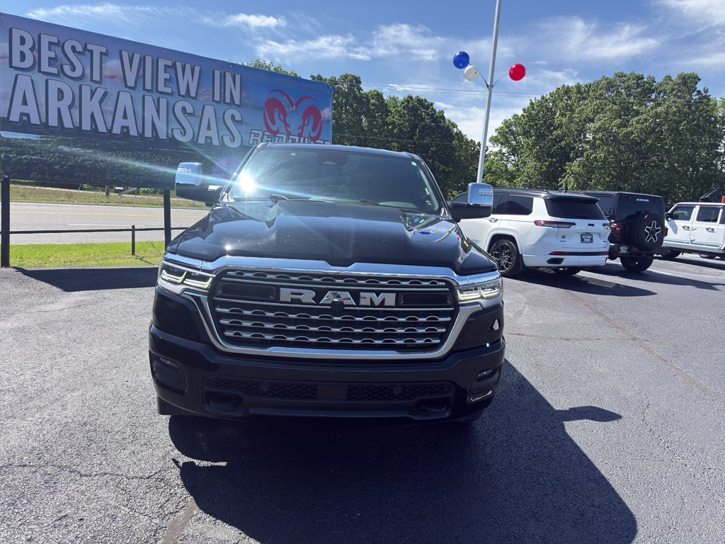 2025 Diamond Black Crystal Pearlcoat Ram 1500 Limited 4X4 Truck