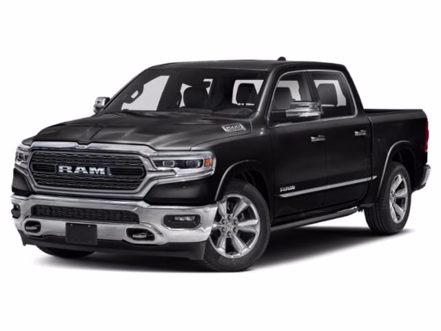2020 Diamond Black Crystal Pearlcoat Ram 1500 Limited 4X4 Truck