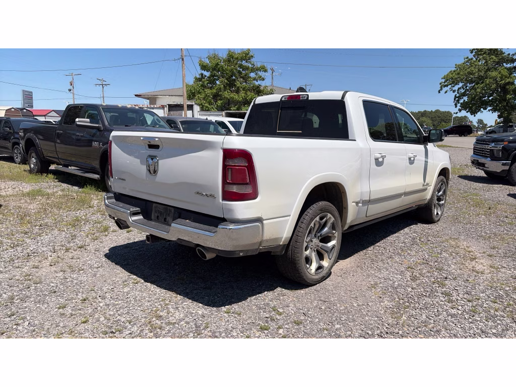 2019 Ivory White Tri-Coat Pearlcoat Ram 1500 Limited 4X4 Truck