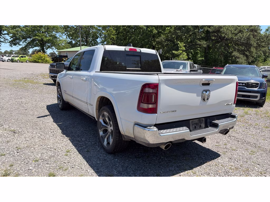 2019 Ivory White Tri-Coat Pearlcoat Ram 1500 Limited 4X4 Truck