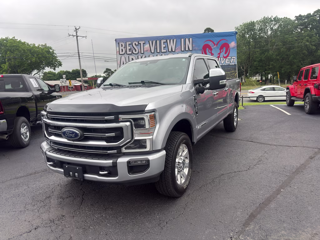 2021 Iconic Silver Metallic Ford Super Duty F-250 SRW Platinum 4X4 Truck