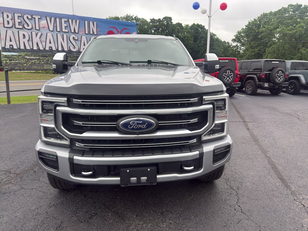 2021 Iconic Silver Metallic Ford Super Duty F-250 SRW Platinum 4X4 Truck