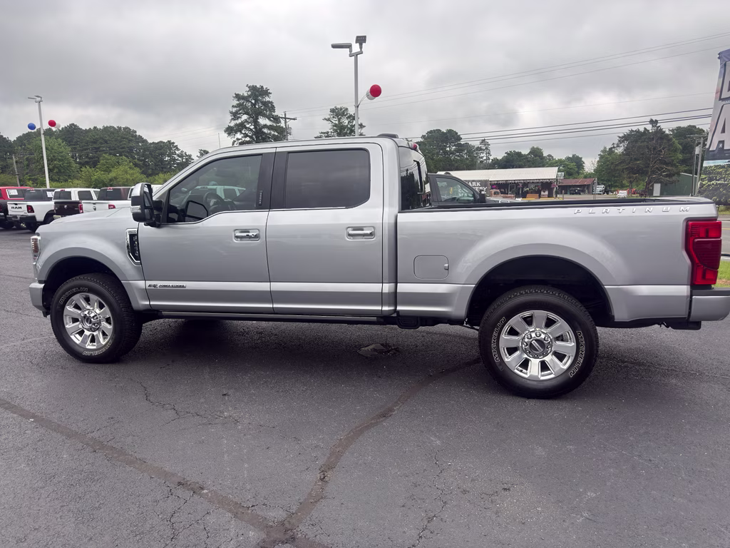 2021 Iconic Silver Metallic Ford Super Duty F-250 SRW Platinum 4X4 Truck
