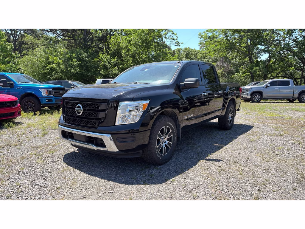 2021 Super Black Nissan Titan SV RWD Truck