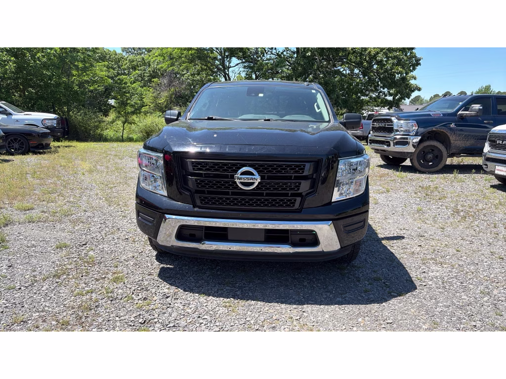 2021 Super Black Nissan Titan SV RWD Truck