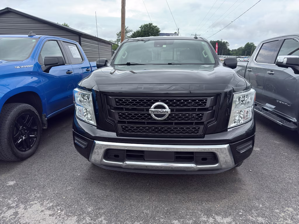 2021 Super Black Nissan Titan SV RWD Truck