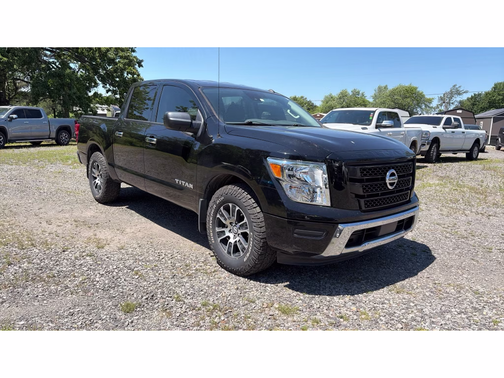 2021 Super Black Nissan Titan SV RWD Truck