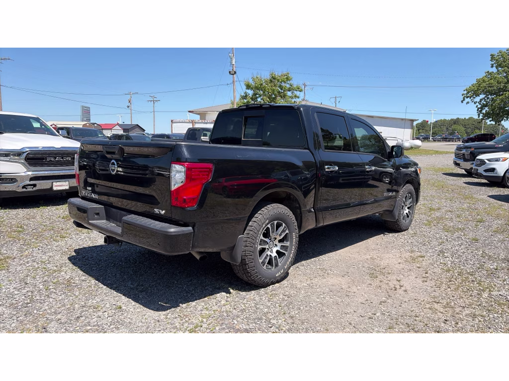 2021 Super Black Nissan Titan SV RWD Truck