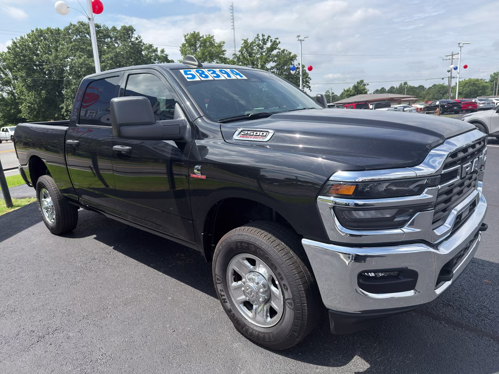 2025 Diamond Black Crystal Pearlcoat Ram 2500 Tradesman 4X4 Truck