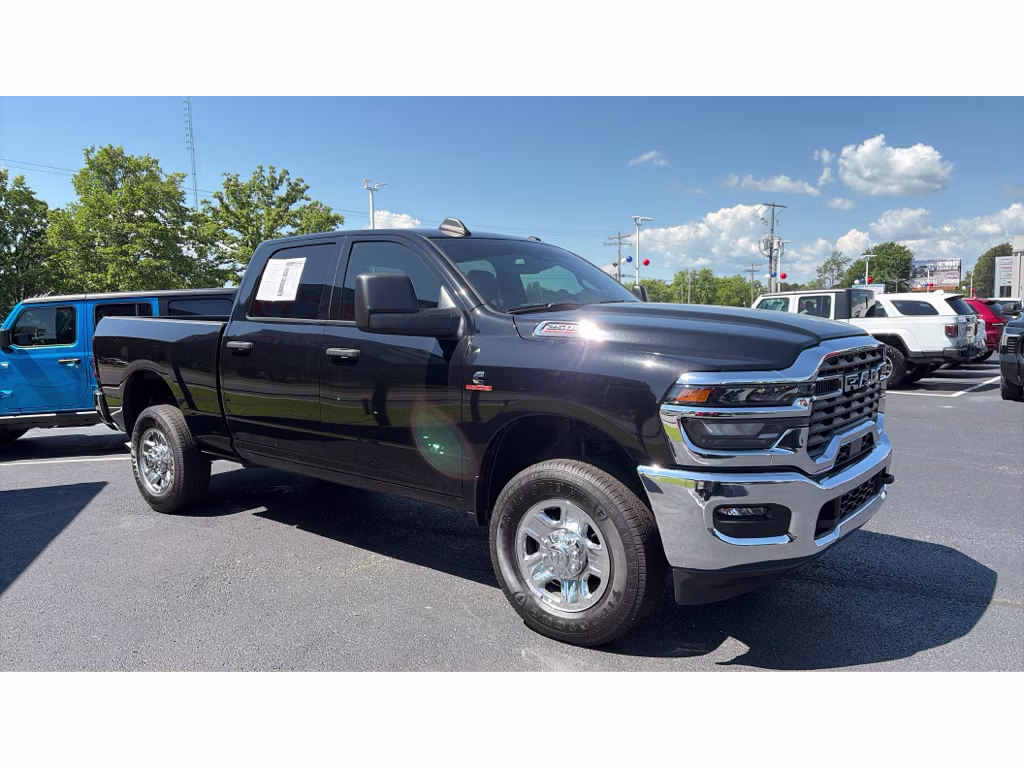 2025 Diamond Black Crystal Pearlcoat Ram 2500 Tradesman 4X4 Truck
