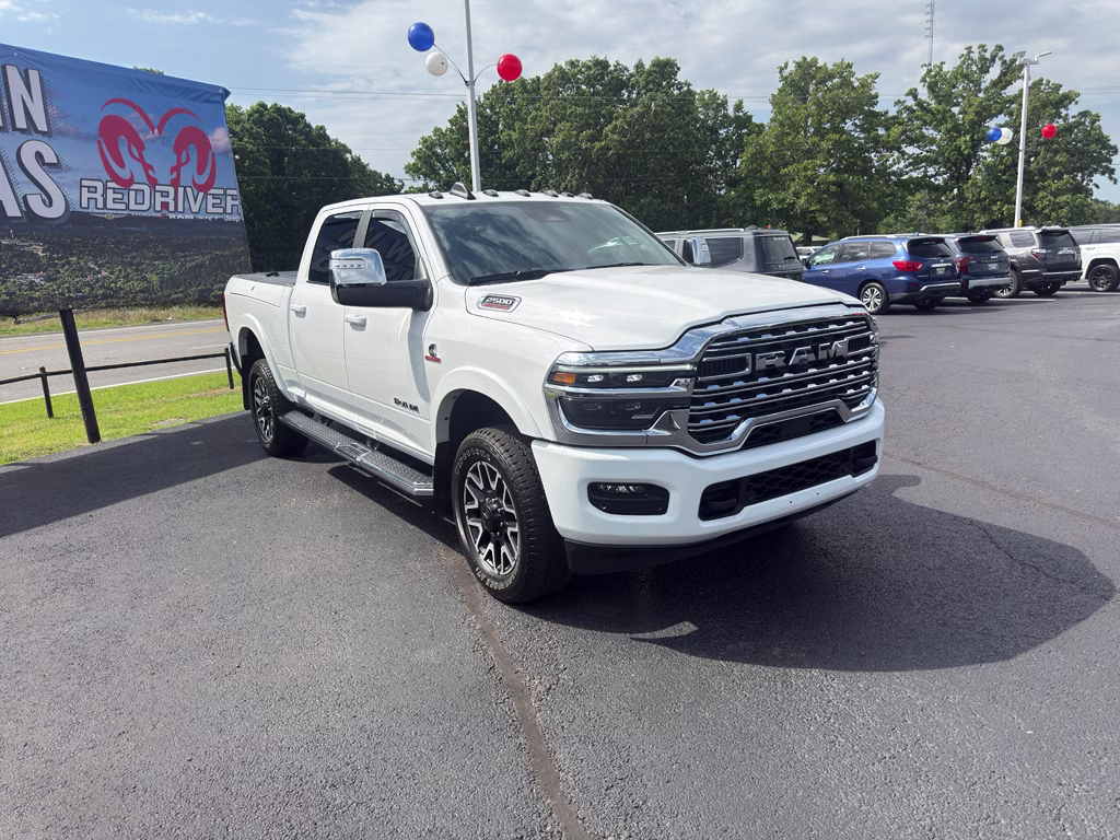 2025 Bright White Clearcoat Ram 2500 Longhorn 4X4 Truck
