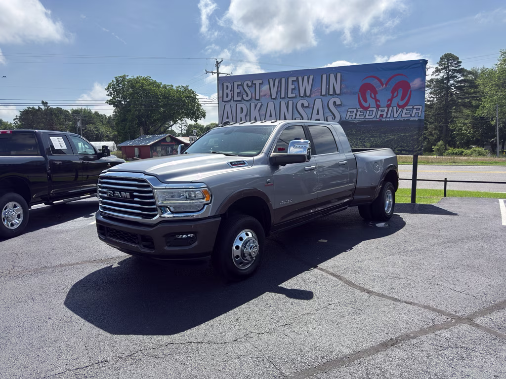 2024 Billet Silver Metallic Clearcoat Ram 3500 Longhorn 4X4 Truck