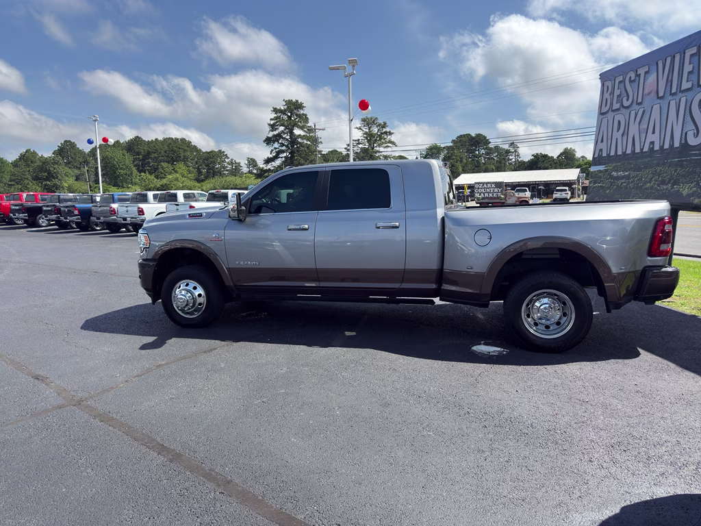 2024 Billet Silver Metallic Clearcoat Ram 3500 Longhorn 4X4 Truck