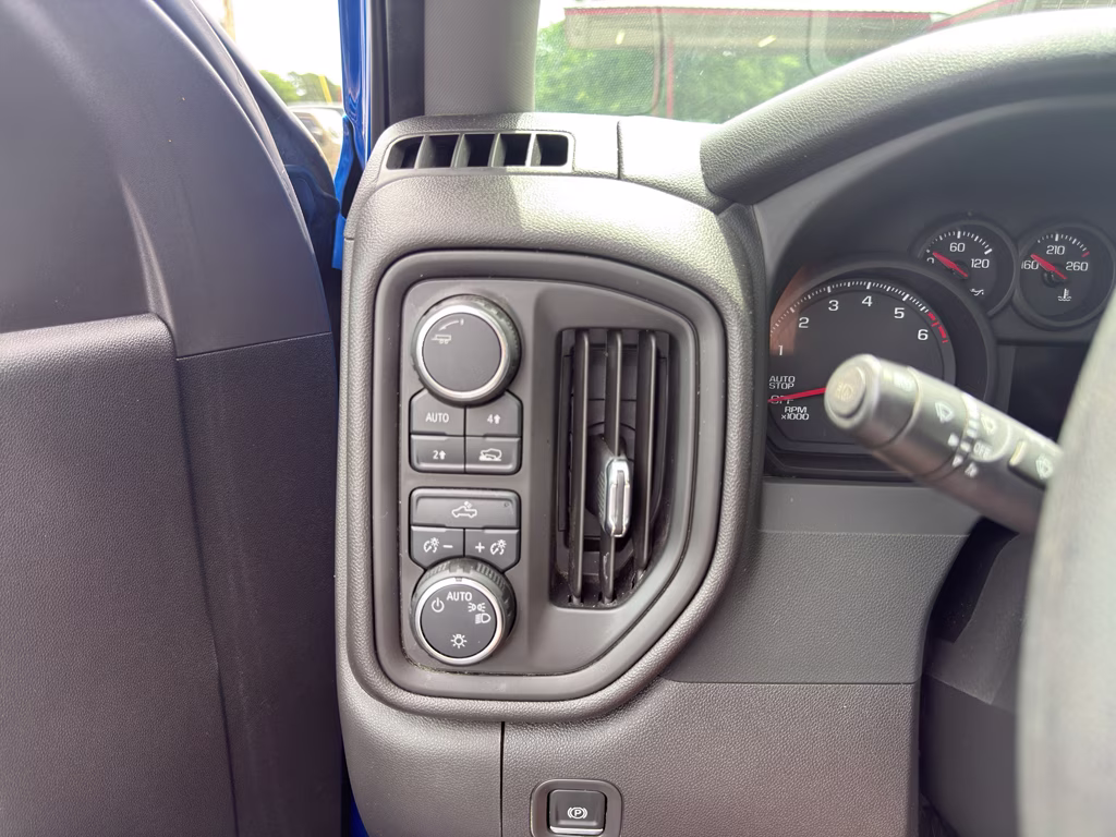 2025 Riptide Blue Metallic Chevrolet Silverado Custom 4X4 Truck