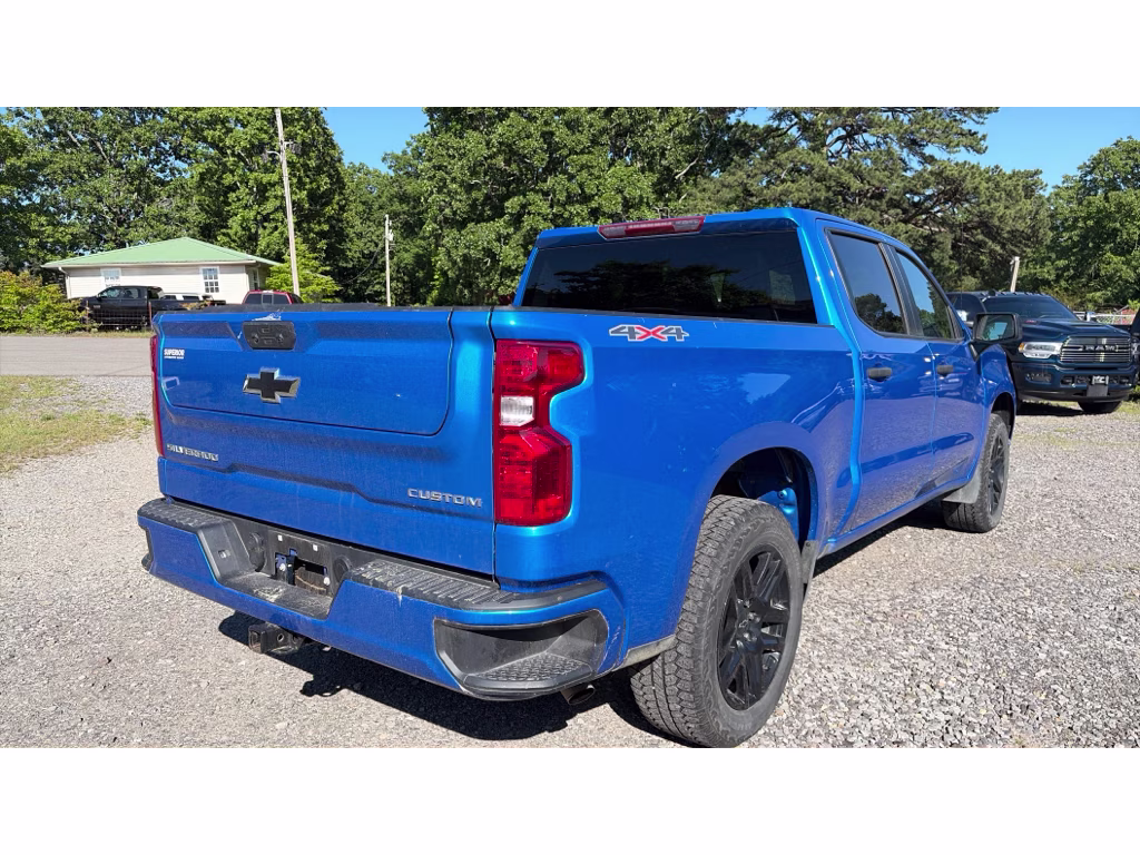 2025 Riptide Blue Metallic Chevrolet Silverado Custom 4X4 Truck