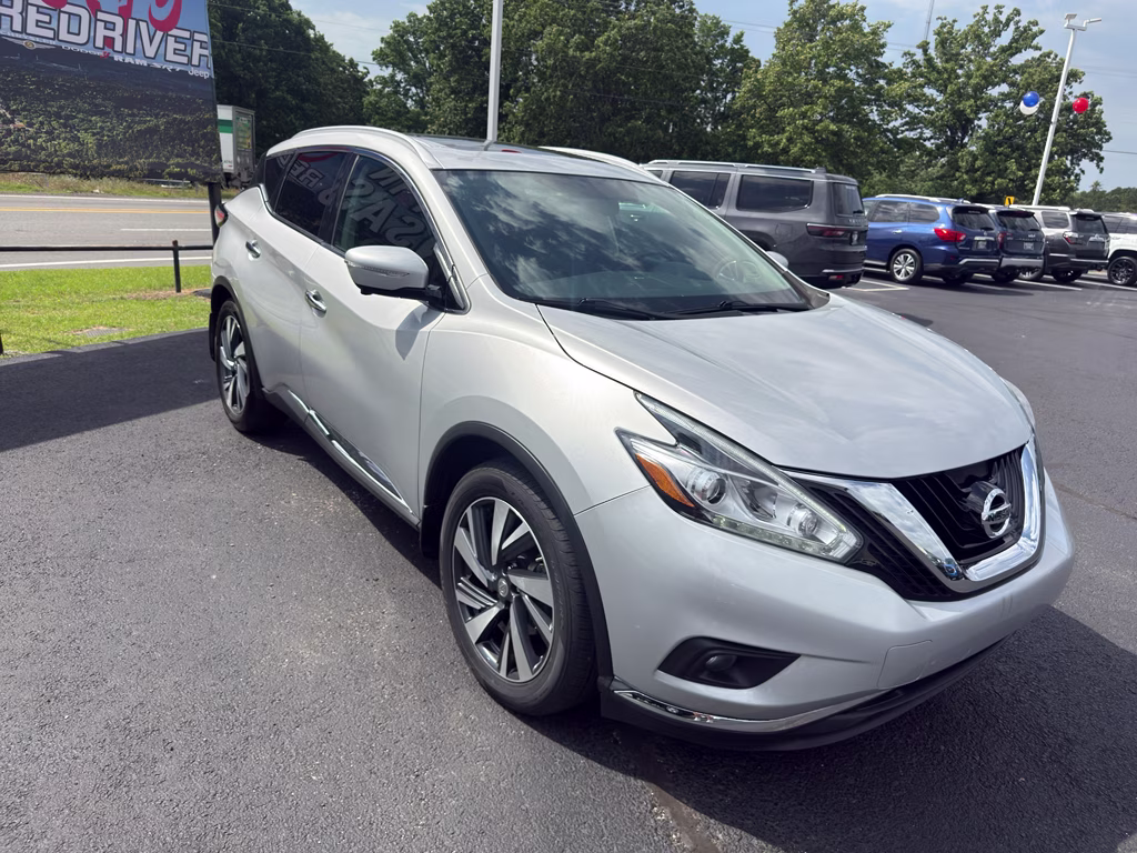 2015 Brilliant Silver Metallic Nissan Murano Platinum FWD SUV