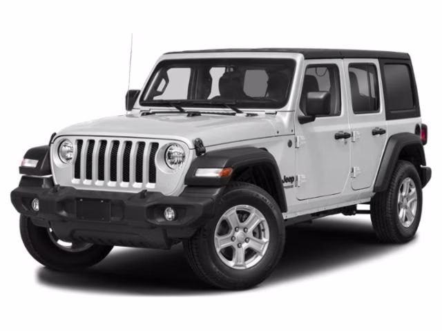 2022 Bright White Clearcoat Jeep Wrangler Unlimited Sport 4X4 SUV
