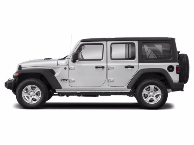 2022 Bright White Clearcoat Jeep Wrangler Unlimited Sport 4X4 SUV
