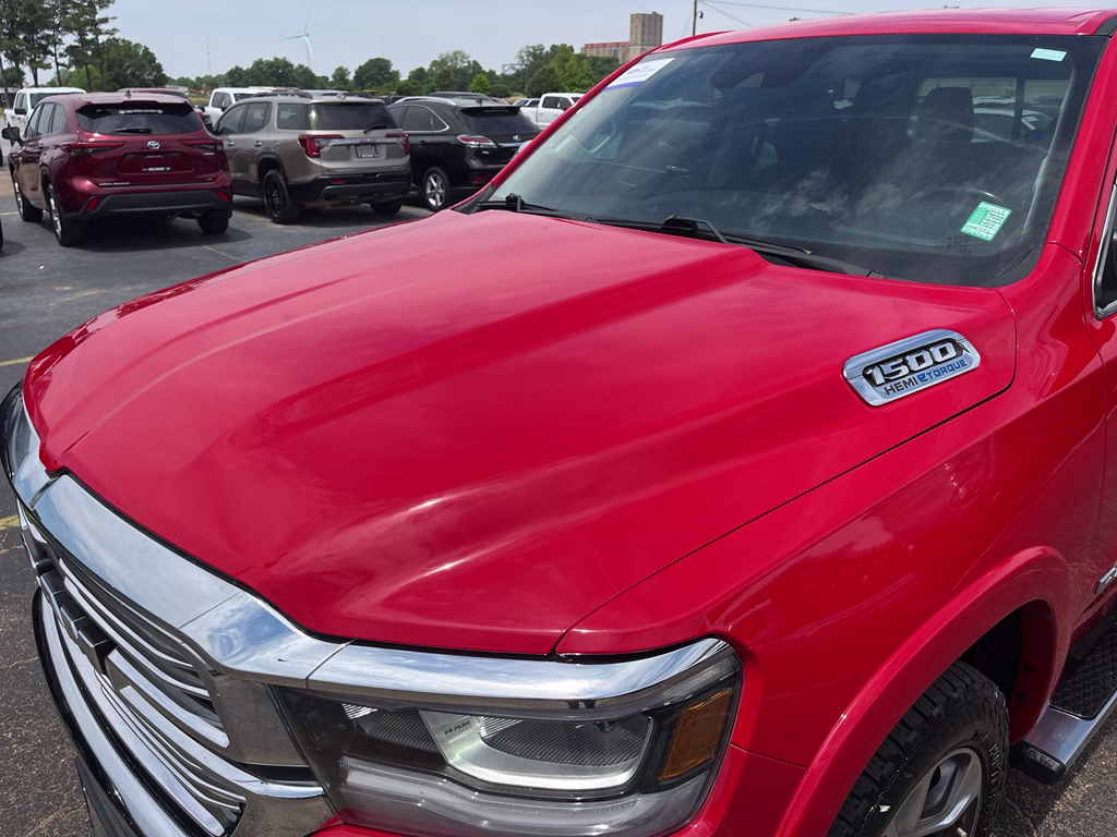 2022 Flame Red Clearcoat Ram 1500 Laramie 4X4 Truck