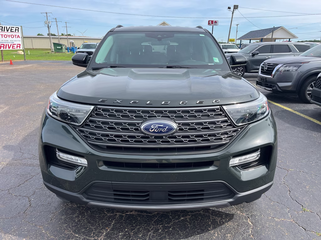 2023 Forged Green Metallic Ford Explorer XLT RWD SUV