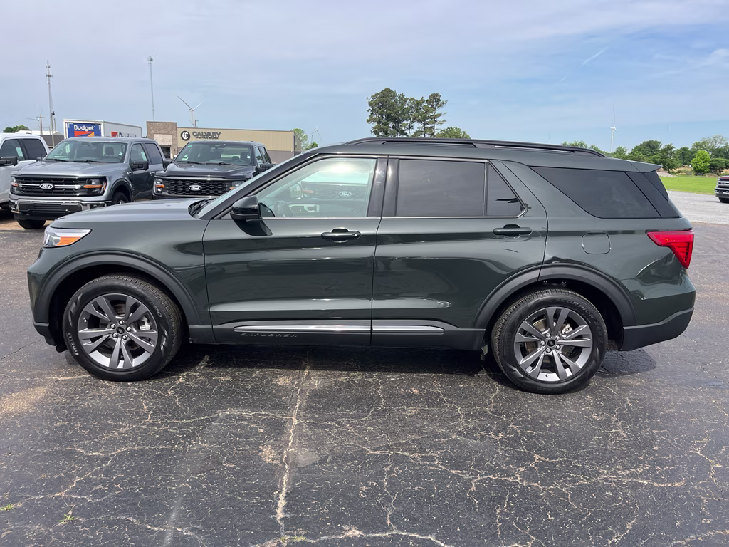 2023 Forged Green Metallic Ford Explorer XLT RWD SUV