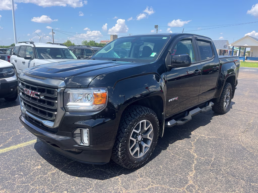 2021 Onyx Black GMC Canyon 4WD AT4 w/Cloth 4X4 Truck