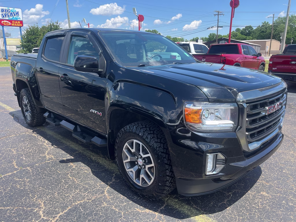 2021 Onyx Black GMC Canyon 4WD AT4 w/Cloth 4X4 Truck