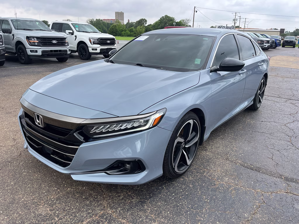 2022 Sonic Gray Pearl Honda Accord Sport FWD Sedan