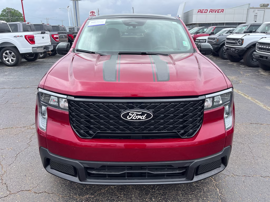 2025 Ruby Red Metallic Tinted Clearcoat Ford Maverick XLT AWD Truck