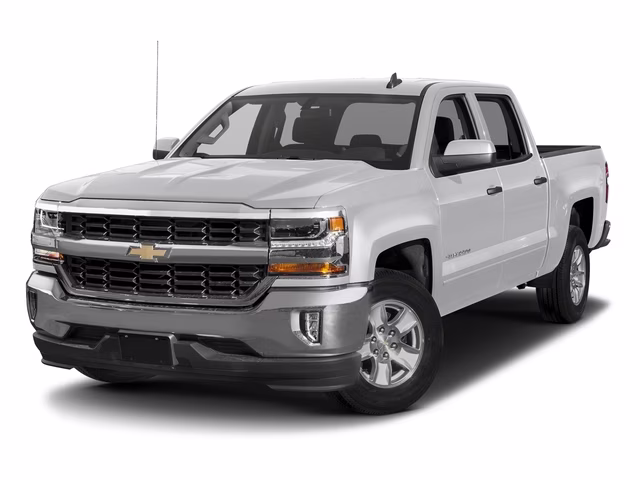 2017 Silver Ice Metallic Chevrolet Silverado LT 4X4 Truck