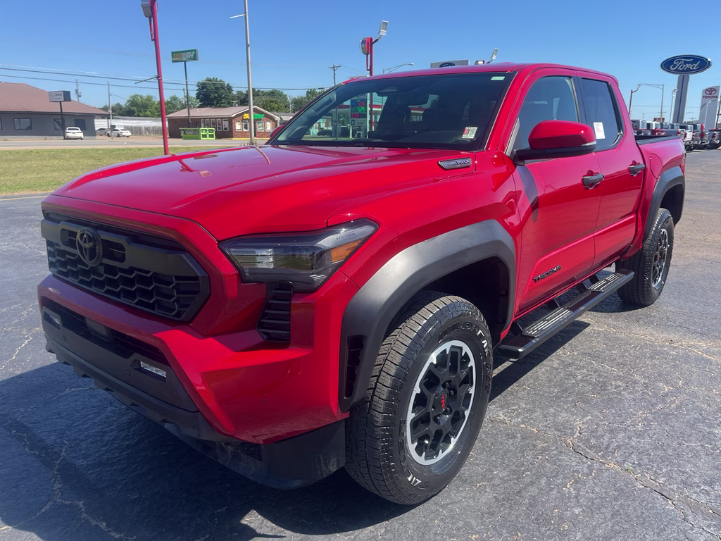 2026 Supersonic Red Toyota Tacoma Hybrid TRD Off Road Hybrid 4X4 Truck
