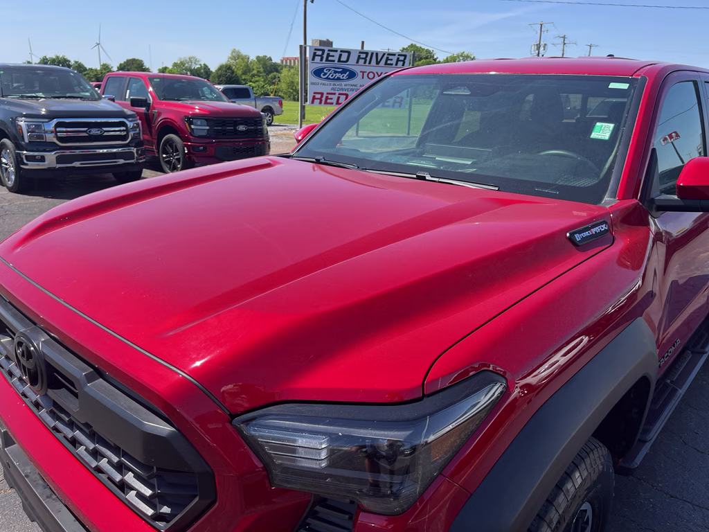 2026 Supersonic Red Toyota Tacoma Hybrid TRD Off Road Hybrid 4X4 Truck