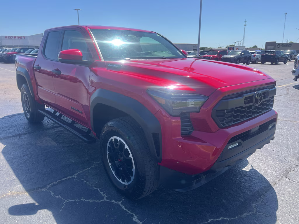 2026 Supersonic Red Toyota Tacoma Hybrid TRD Off Road Hybrid 4X4 Truck