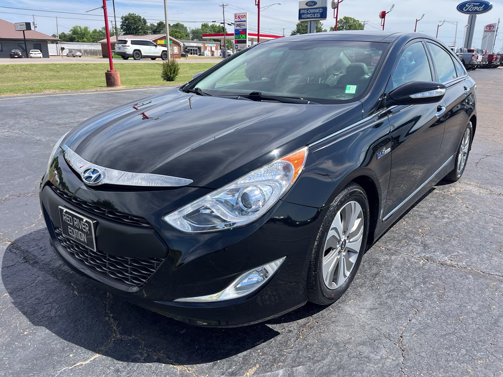 2013 Black Onyx Pearl Mica Hyundai Sonata Hybrid Limited FWD Sedan
