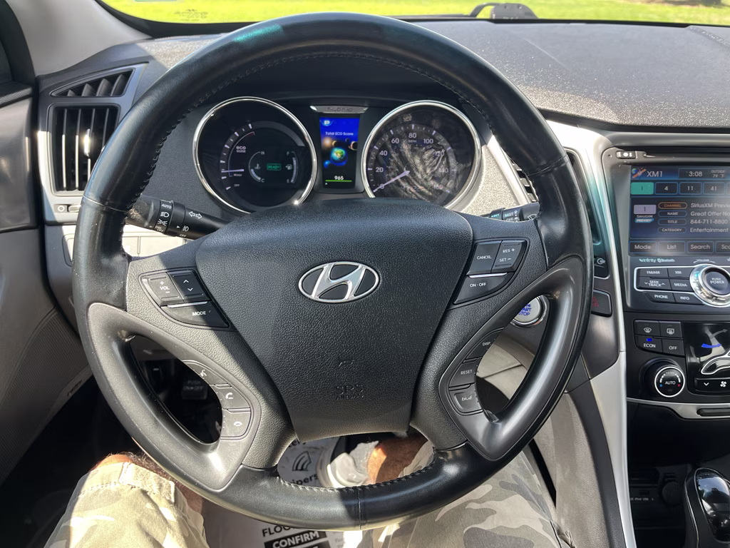 2013 Black Onyx Pearl Mica Hyundai Sonata Hybrid Limited FWD Sedan
