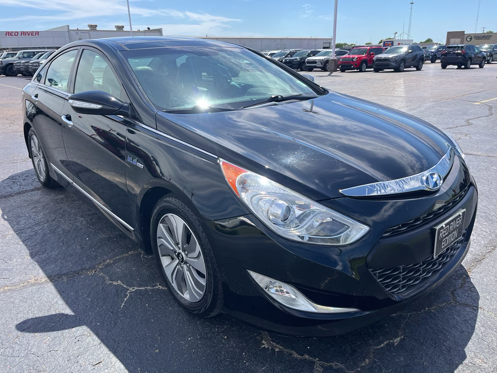2013 Black Onyx Pearl Mica Hyundai Sonata Hybrid Limited FWD Sedan
