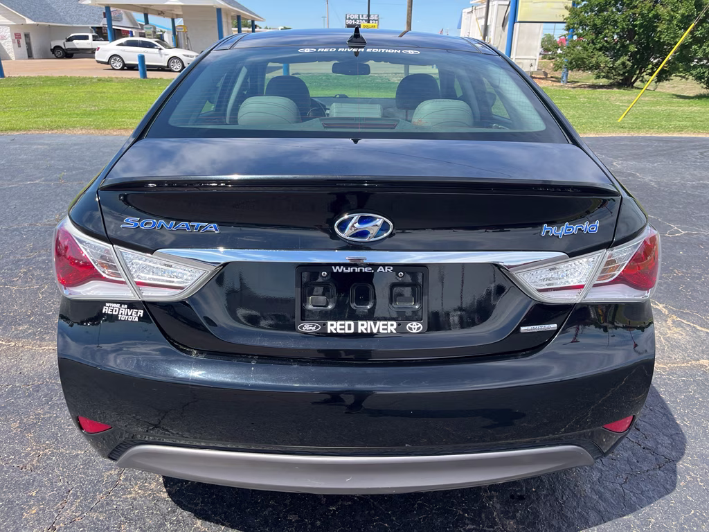 2013 Black Onyx Pearl Mica Hyundai Sonata Hybrid Limited FWD Sedan