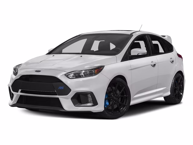 2017 Frozen White Ford Focus RS AWD Hatchback