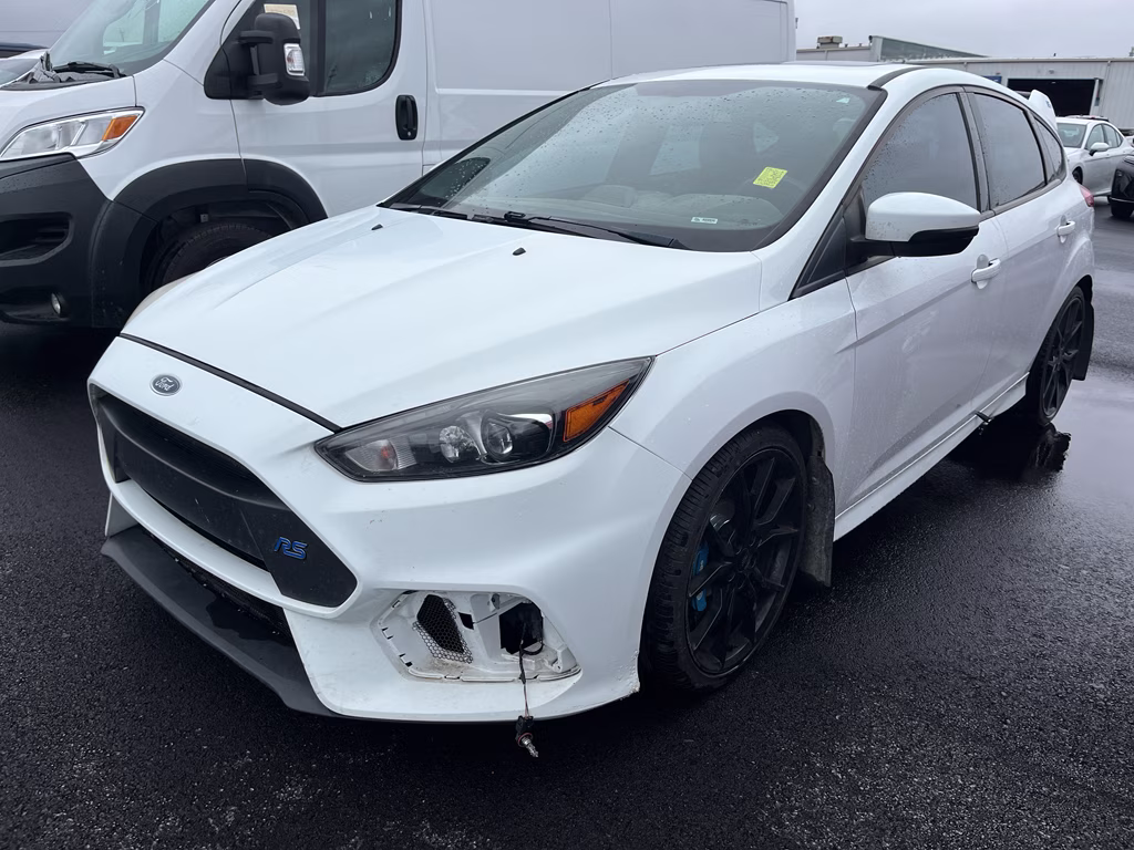 2017 Frozen White Ford Focus RS AWD Hatchback