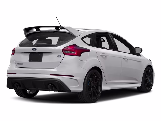 2017 Frozen White Ford Focus RS AWD Hatchback