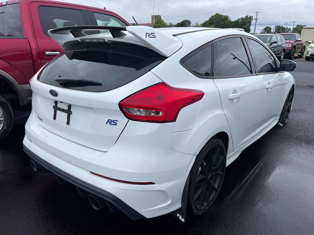 2017 Frozen White Ford Focus RS AWD Hatchback