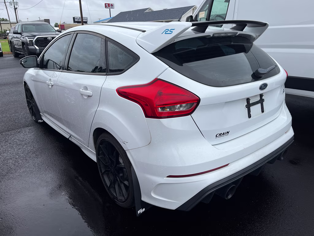 2017 Frozen White Ford Focus RS AWD Hatchback