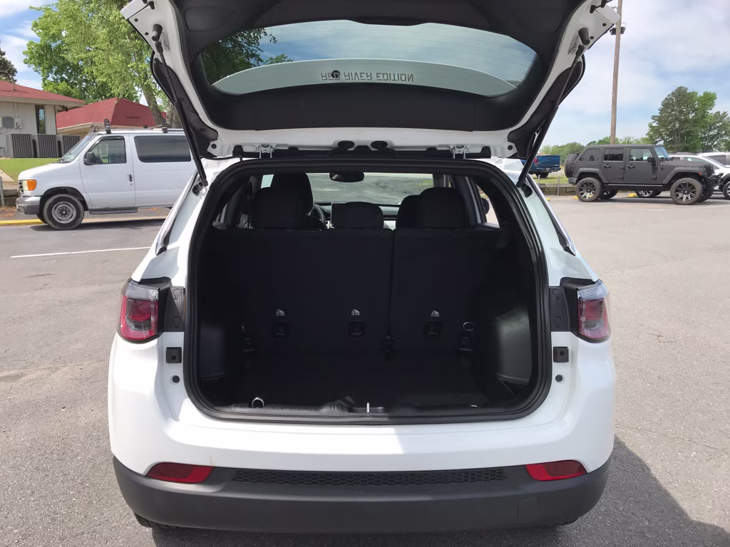 2024 Bright White Clearcoat Jeep Compass Sport 4X4 SUV