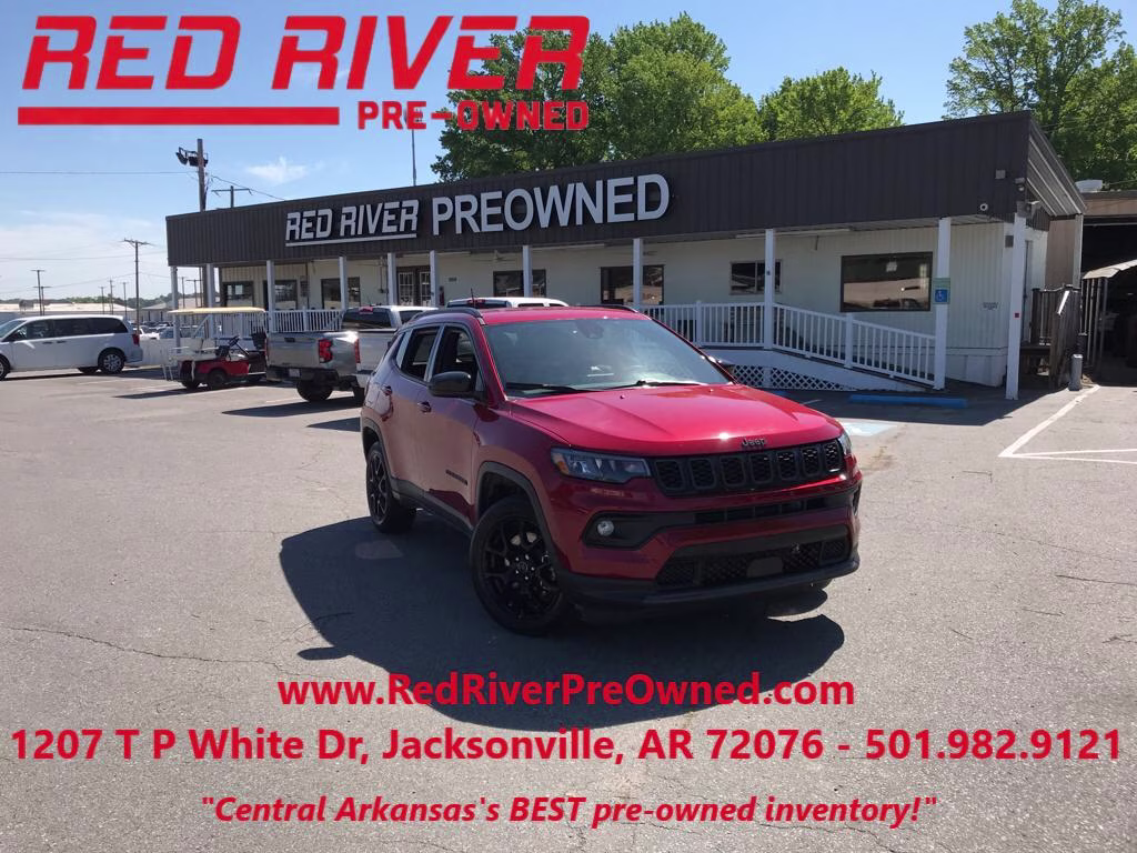 2026 Red Hot Pearlcoat Jeep Compass Latitude Altitude 4X4 SUV