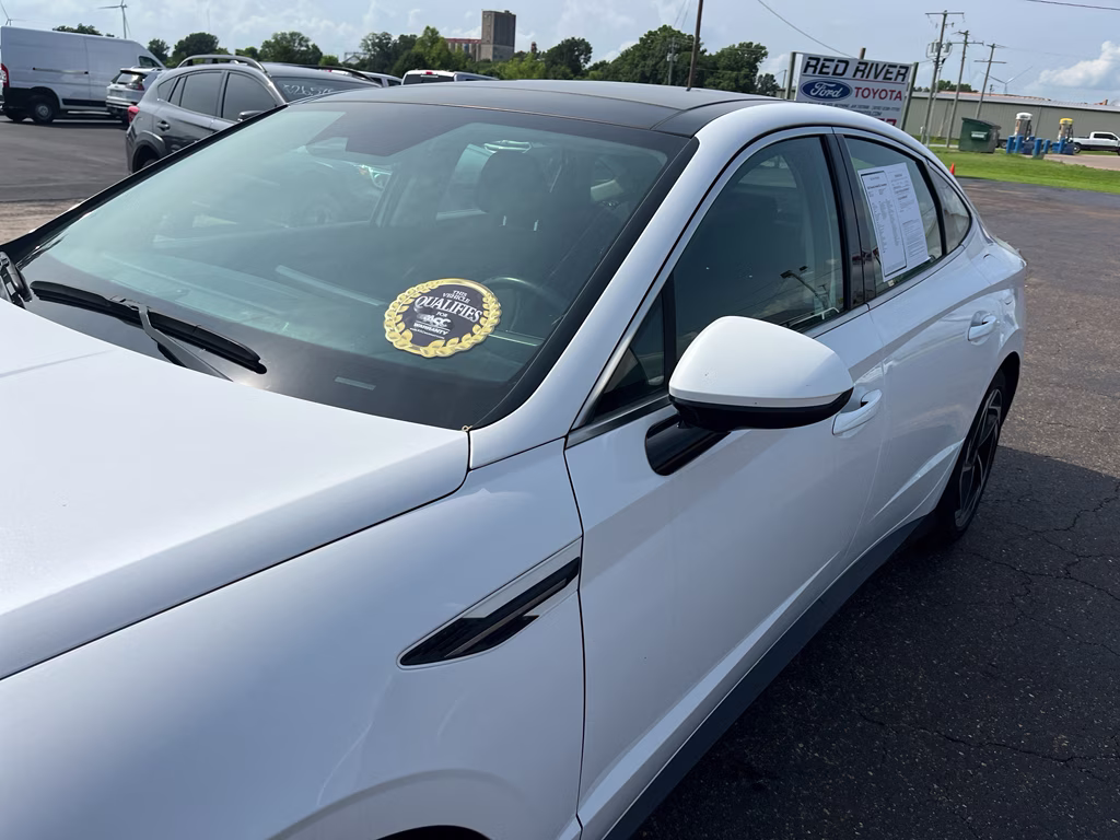 2025 Serenity White Hyundai Sonata SEL Convenience FWD Sedan
