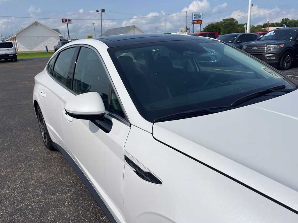 2025 Serenity White Hyundai Sonata SEL Convenience FWD Sedan