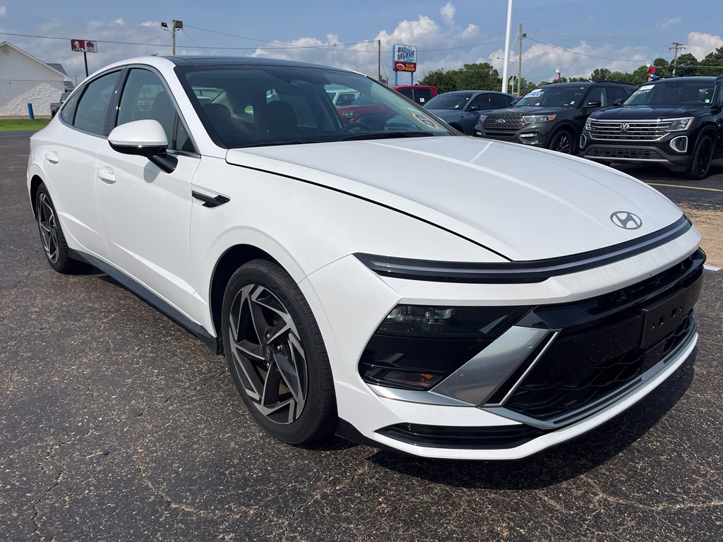 2025 Serenity White Hyundai Sonata SEL Convenience FWD Sedan
